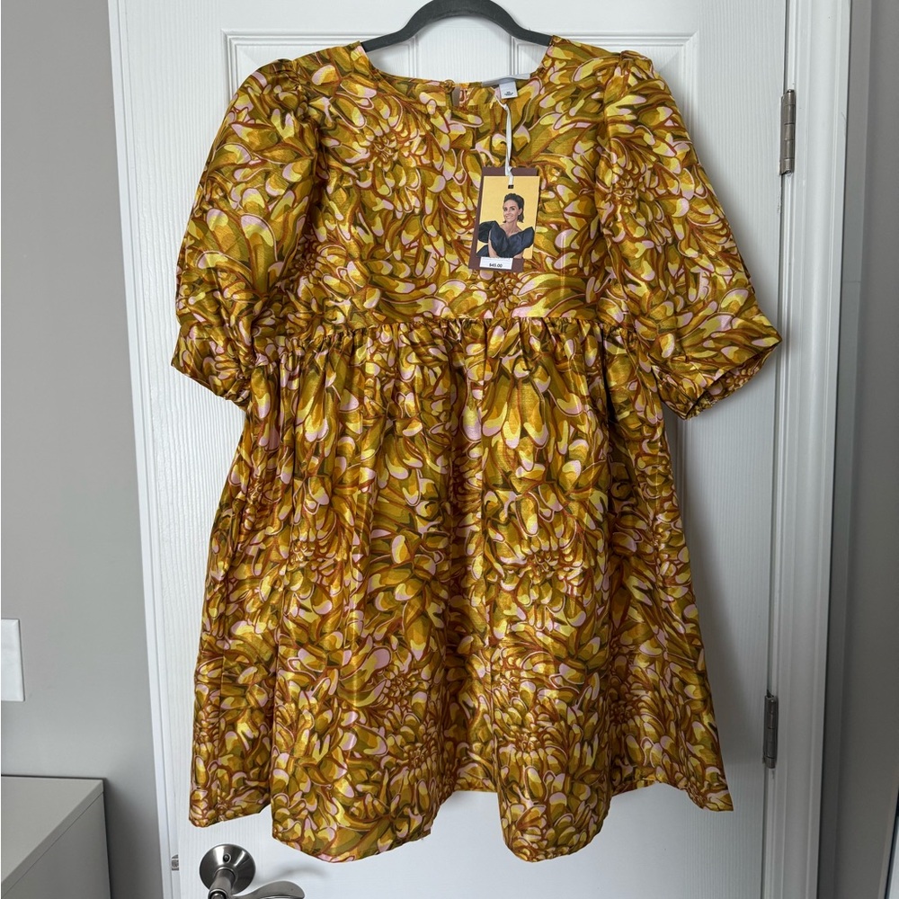 Floral Yellow Dress